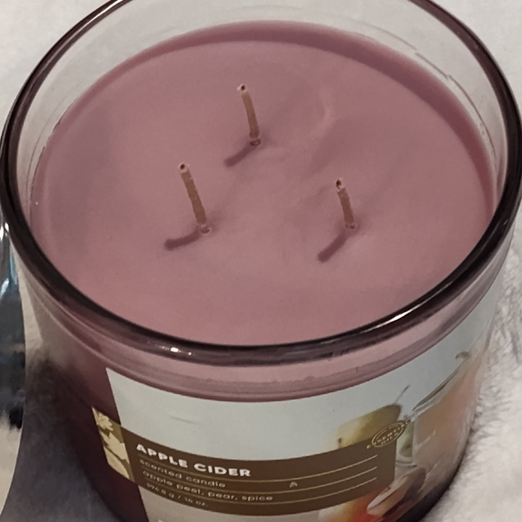 NEW! Sonoma Apple Cider 3 Wick Candle - Picture 2 of 6